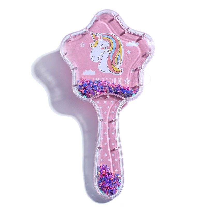 Unicorn hairbrush