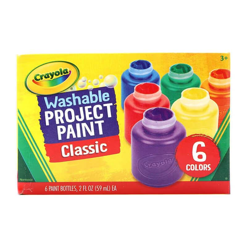 Washable Paint- 6 bottles
