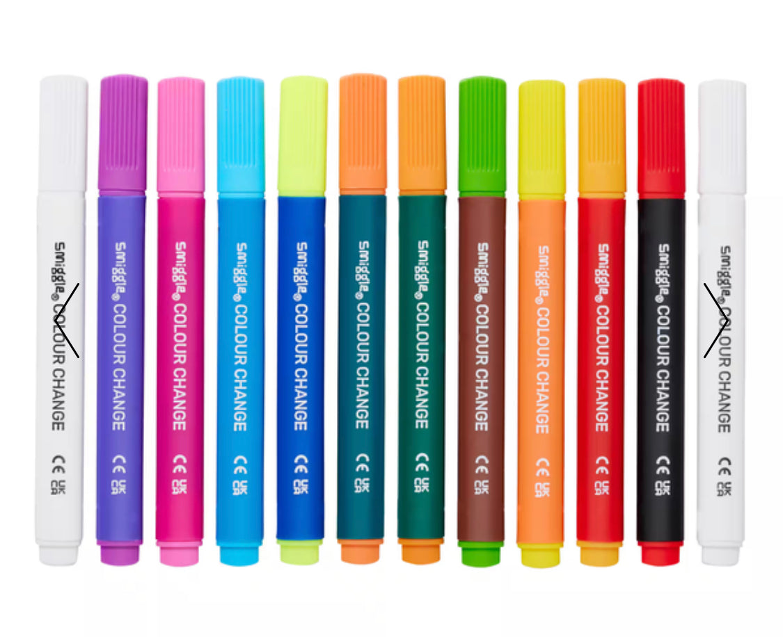 Colour Change Markers X12