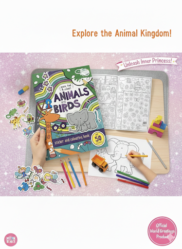 Stickers and Coloring Book