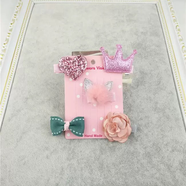 Princess hair clips
