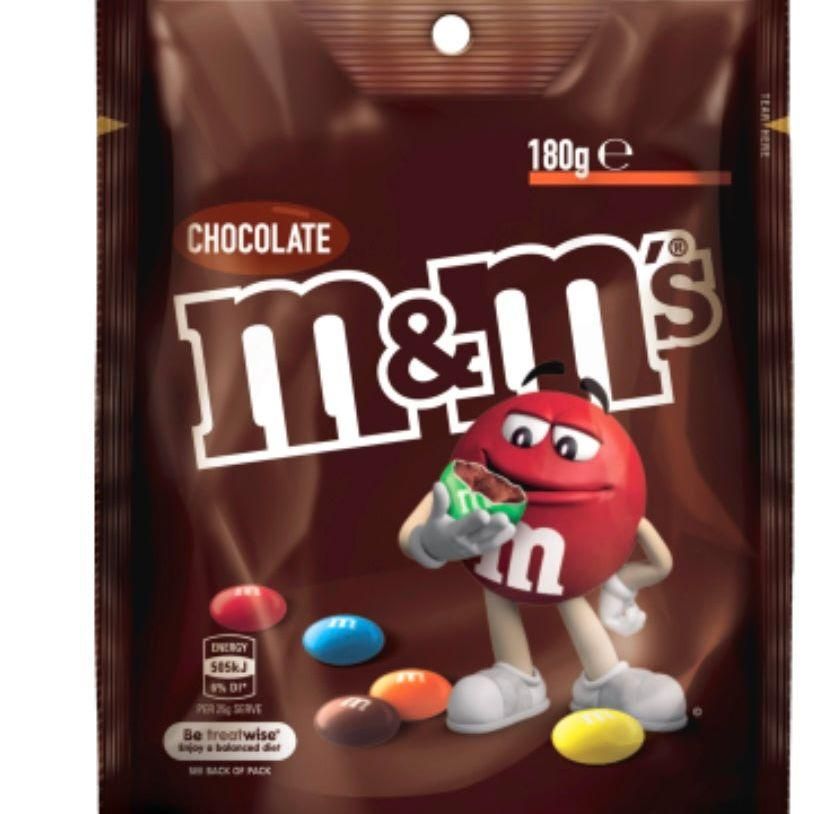 M&M’s Milk Chocolate Pouch 180g