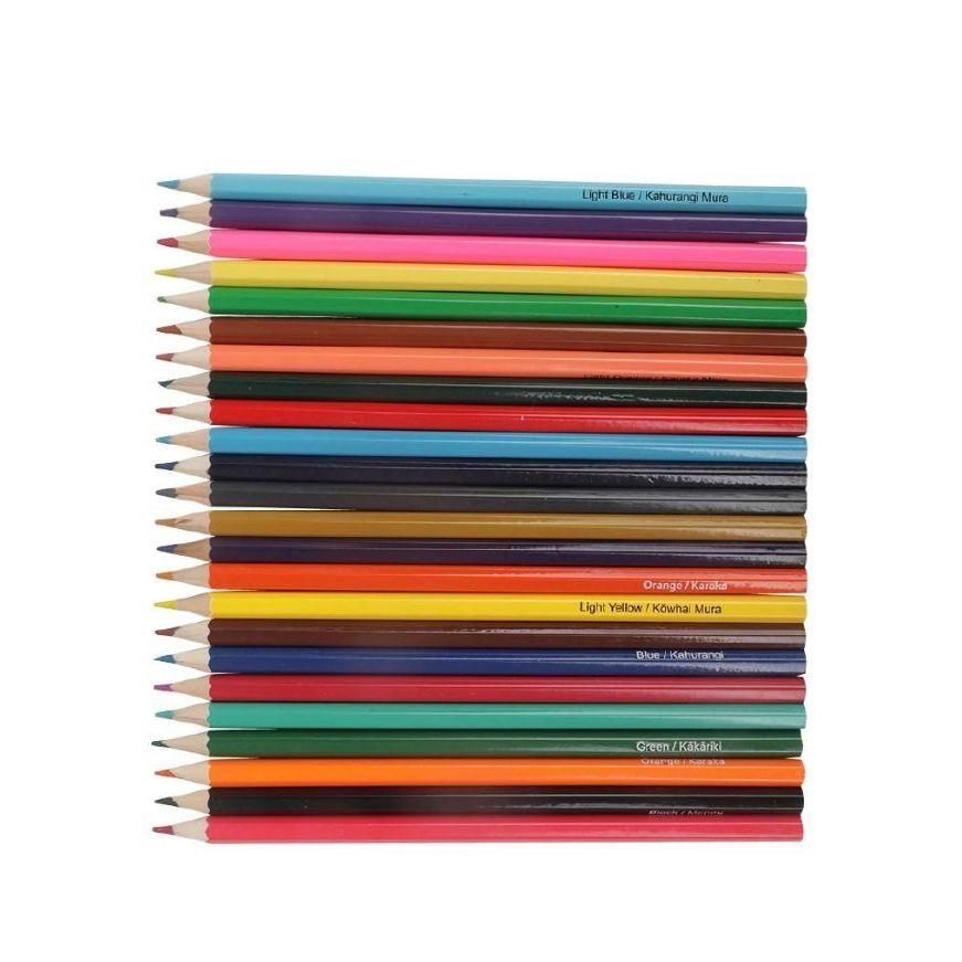 Kookie Te Reo Coloured Pencils 24pk