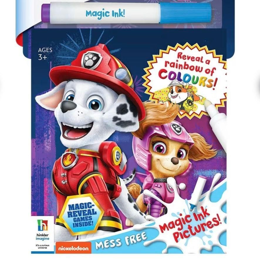 PAW Patrol The Movie INKredibles Magic Ink Pictures - Book