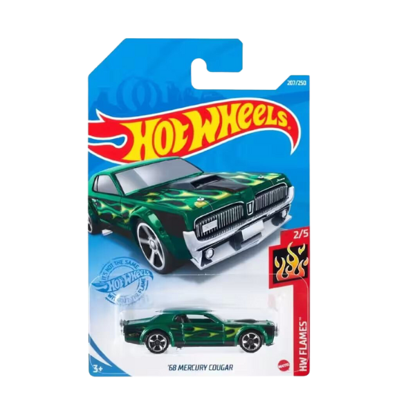 Green Hot Wheels Car in Pack