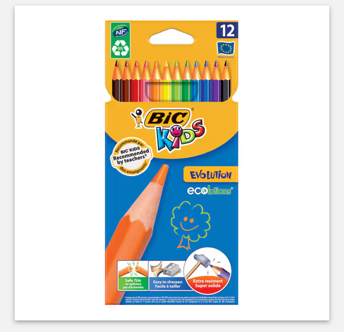 Bic Kids Pencils Coloured