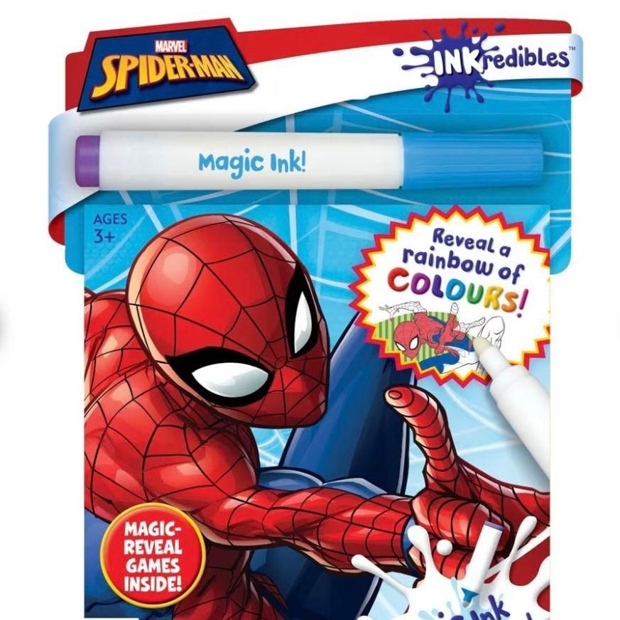 INKredibles Marvel Spider-Man Magic Ink Pictures - Book