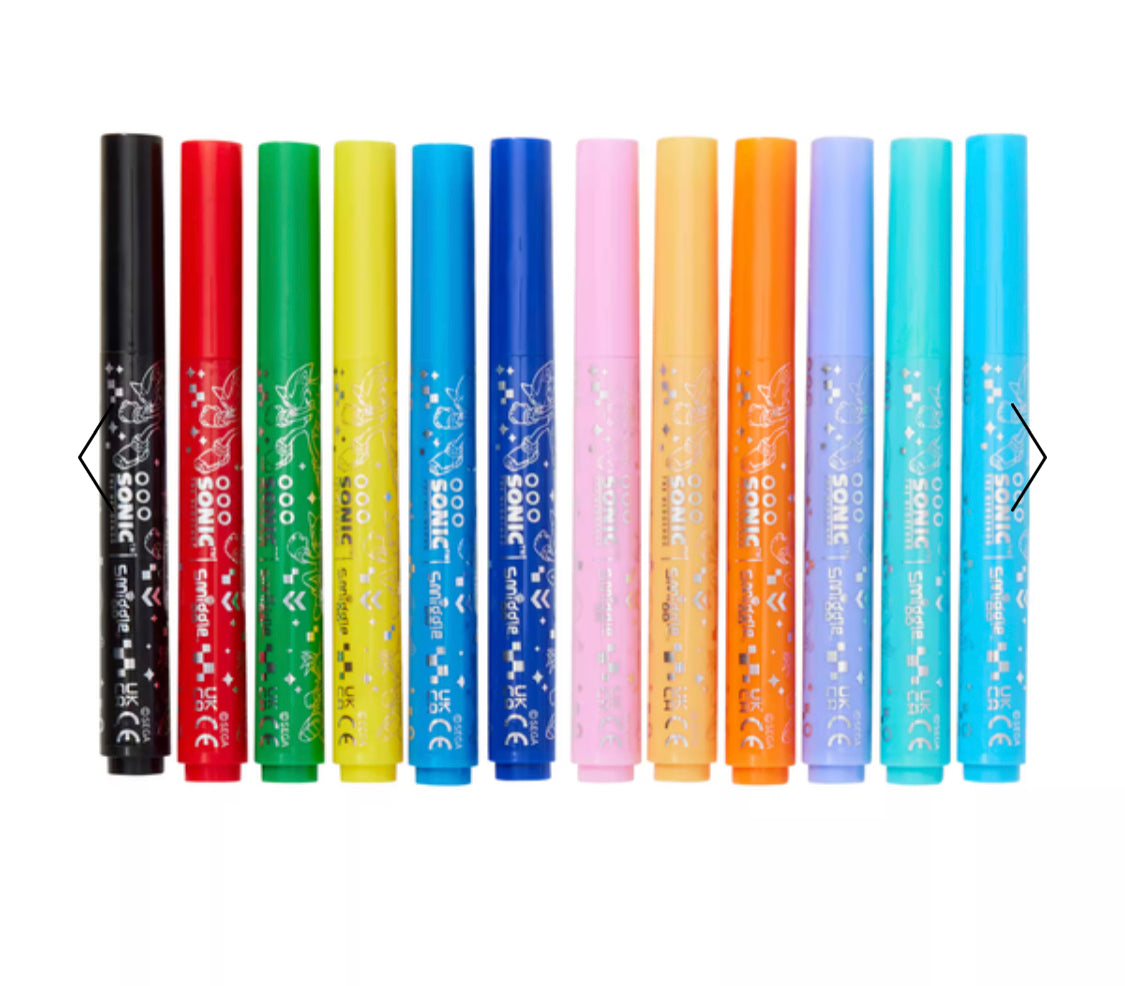 Sonic The Hedgehog Marker Pack