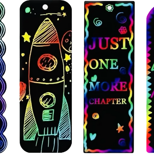 Magic Colour Scratch Art Bookmarks