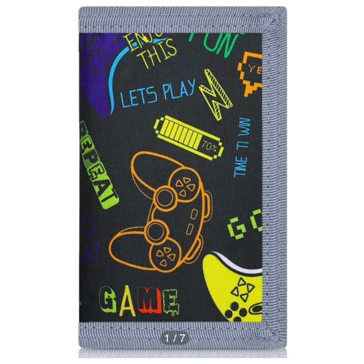 Gaming Console Themed Tri-fold Wallet – Kiwi Kids Gifts