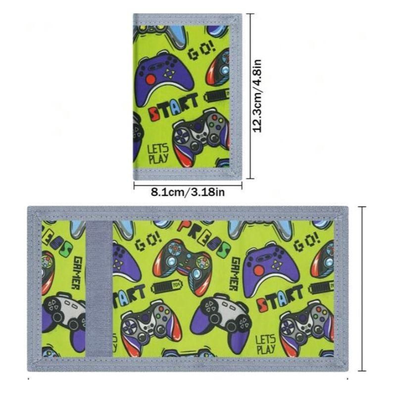 Gaming Console Themed Tri-fold Wallet – Kiwi Kids Gifts