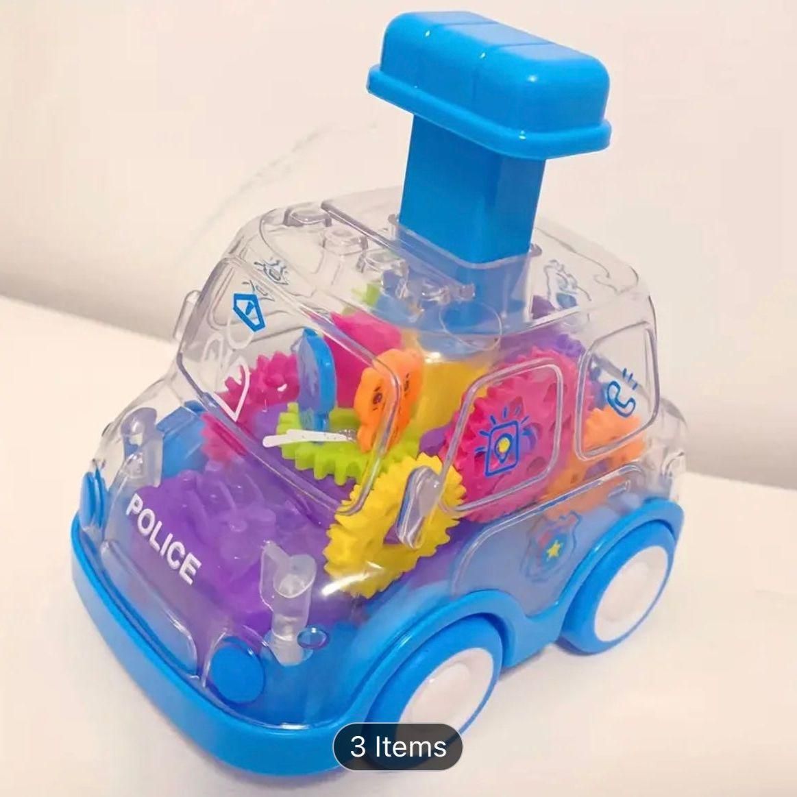 Transparent Gear Car