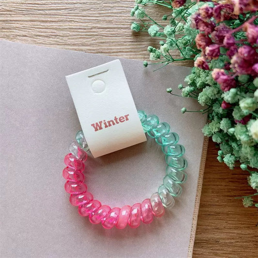Colourful Spiral Hair Ties