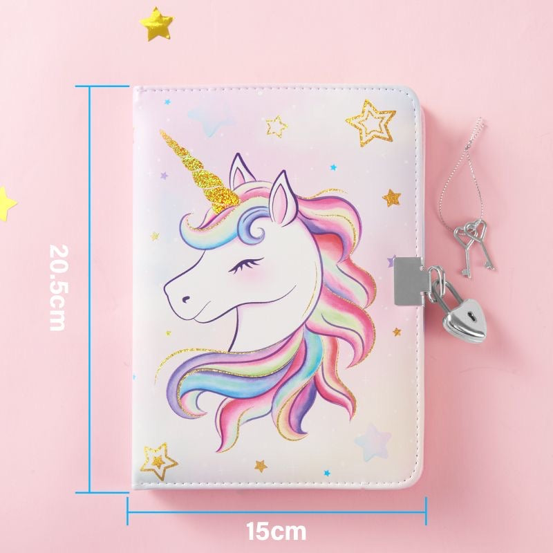 Diary with lock and key