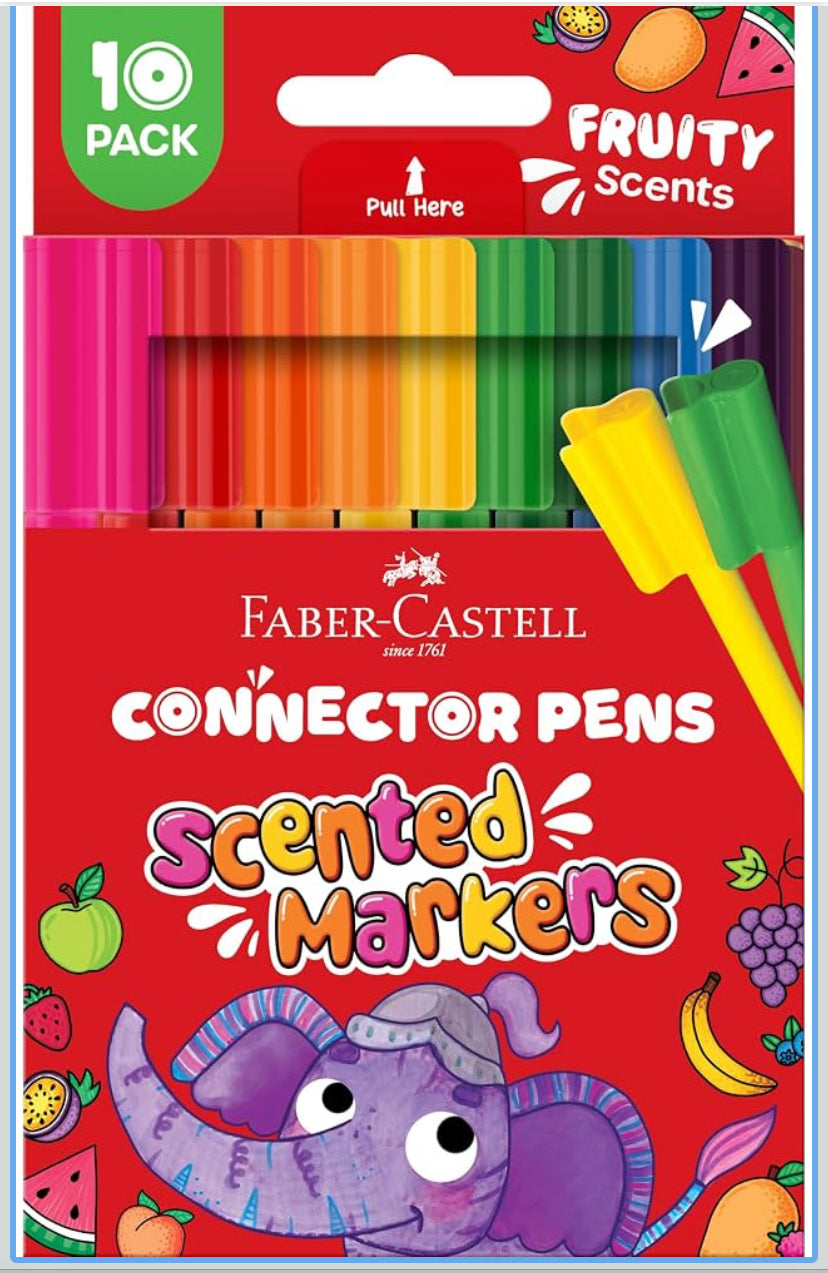 Faber-Castell Scented Connector Pen 10pk