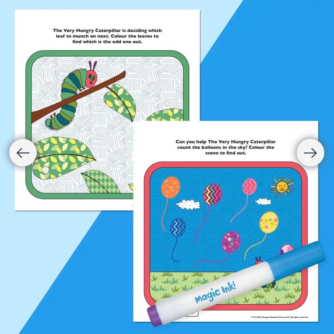 INKredibles The Very Hungry Caterpillar Magic Ink Pictures - Book
