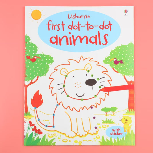 Color and stickers book-animals