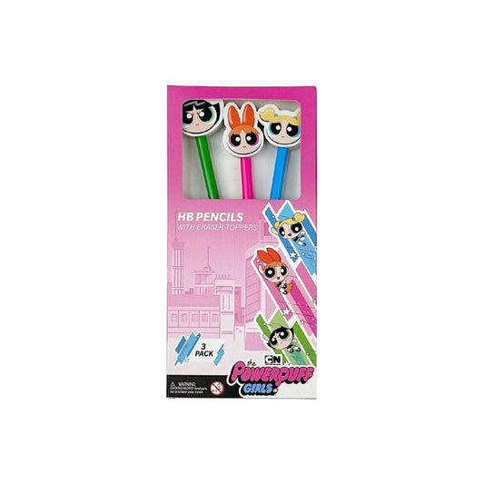 Powerpuff Girls Eraser Topper Pencils