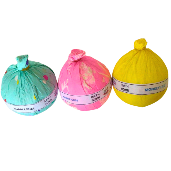 Fizzy bath bombs