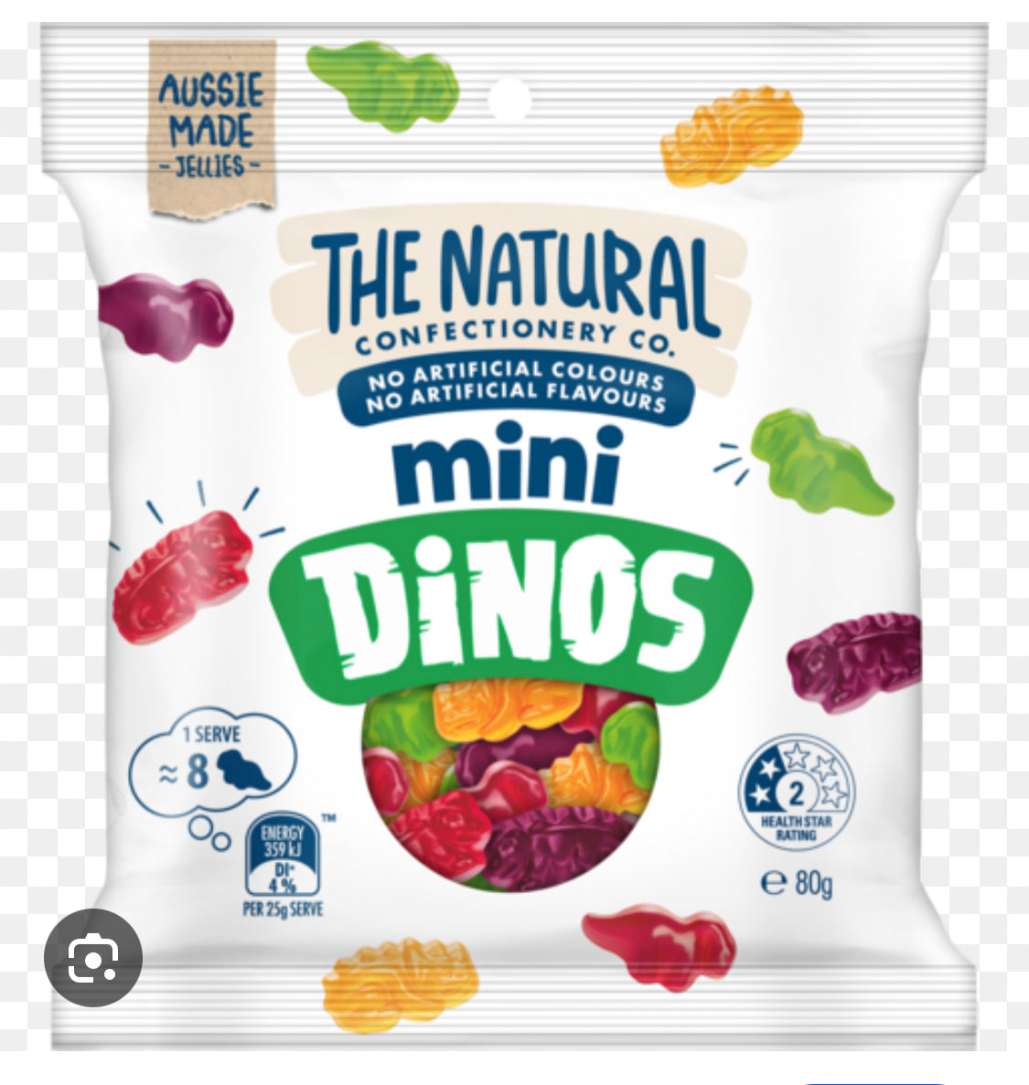 The Natural Confectionery Co. Dino 80g