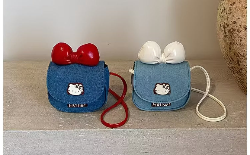 Cute Mini Denim Crossbody Bag
