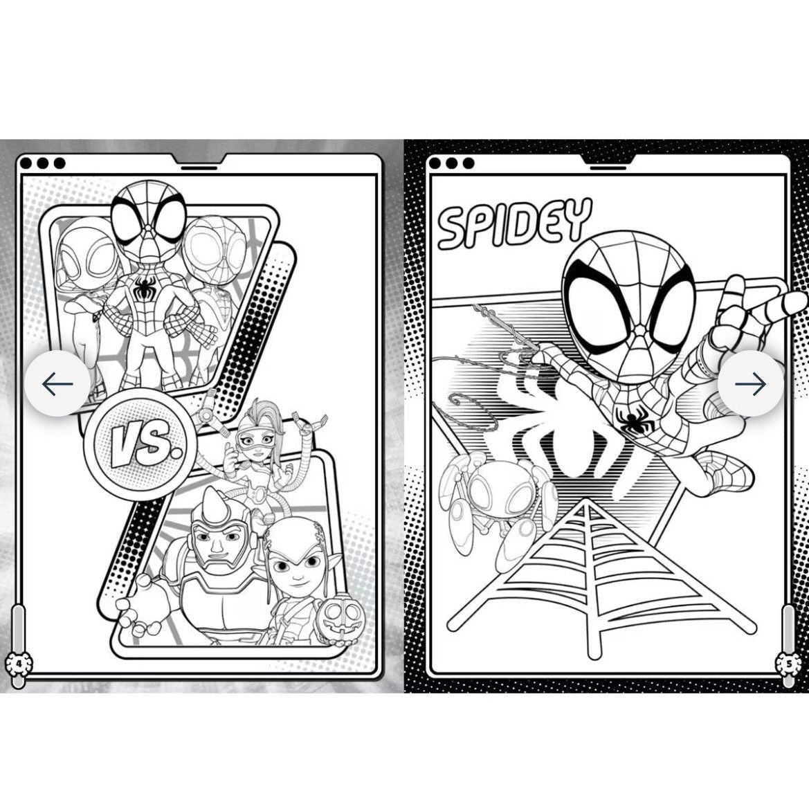 Disney Junior Marvel Spidey and His Amazing Friends Team-Up Colouring Book