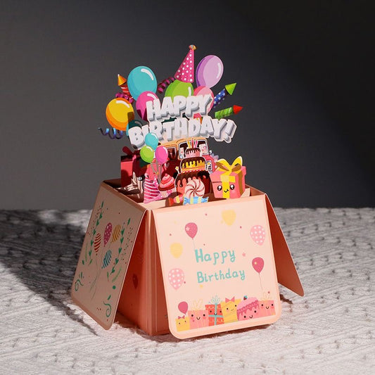 More Than a Card—A 3D Pop-Up Birthday Surprise! 🎉
